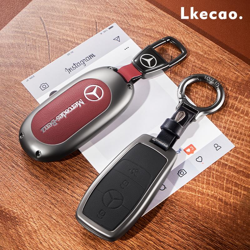 TXF4 Key Fob Cover for Mercedes Benz EQS450 2024, Key Fob Case for Benz EQE350 S580 C300 C-ClassSmart key accessories