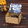 Hand-Cranked Wooden Music Box Festival Gift for Friends