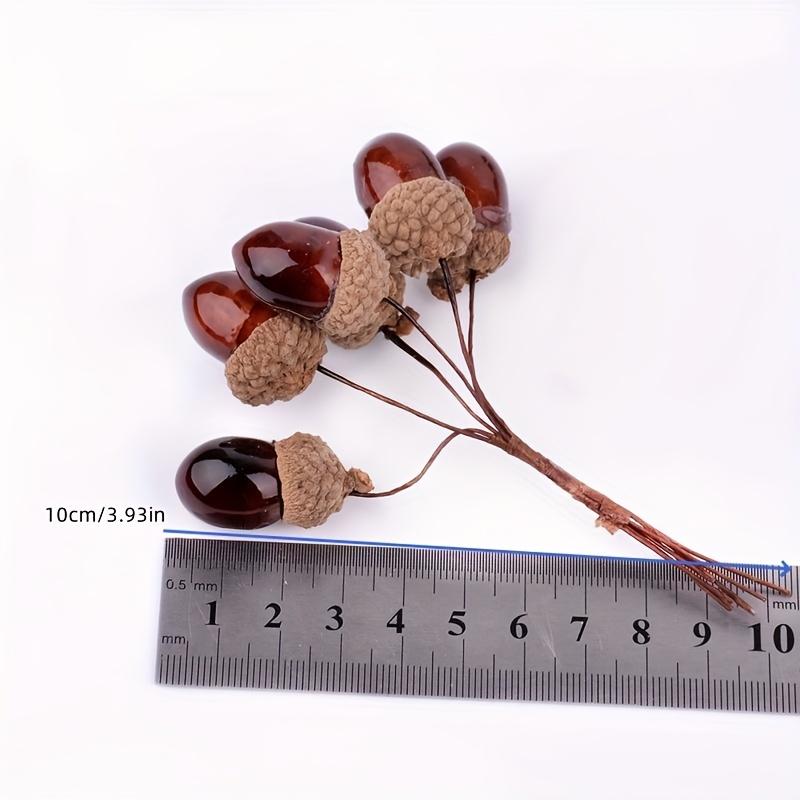 Pine Cones Artificial Flower Bouquets Autumn Decoration Realistic Pine Nut Berry Home Decor Perfect for Wedding Christmas Decor