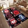 Liverpool Football Club Floor Rug Office Rug Suitable For Bedrooms Playrooms Study Room Dining Room Antislip Carpet Anime Office Decor