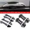 Для Honda Accord Седан 2008 2009 2010 2011 2012 Карбоновая автомобильная наклейка Накладка на ручку двери Аксессуары для отделки Защитное украшение