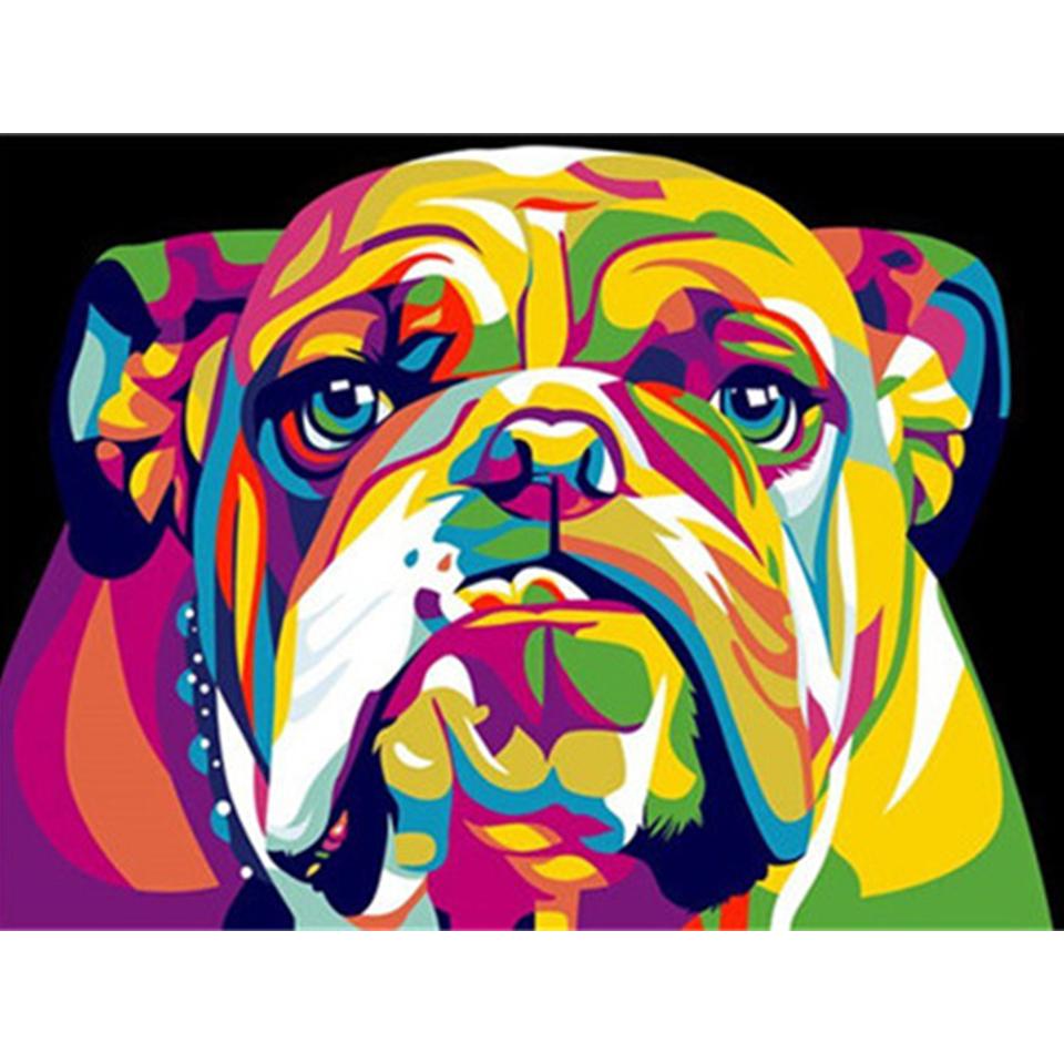 DIY 5D Diamond Painting Animal Lion Cat Monkey Cross Stitch Kit Diamond Embroidery Mosaic Art Picture Rhinestone Decoration Gift