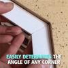 Woodworking Aluminum Protractor Diagonal Ruler with Clear Scale Corner Angle Finder Square Carpenter Building Measuring Tools