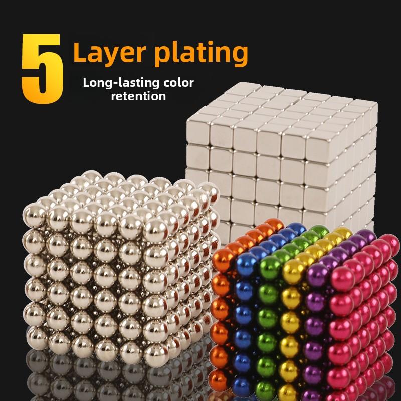 3 мм 216 штук Баккиболы 14+ Магнитные шарики Снятие стресса Магнитная развивающая строительная игрушка