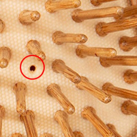 Массажная щетка для волос с бамбуковыми/стальными иглами, портативная для мужчин и женщин, прямоугольная деревянная расческа для распутывания волос, парикмахерский инструмент