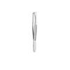 Donegal Professional Slant Tip Silver Cosmetic Tweezers