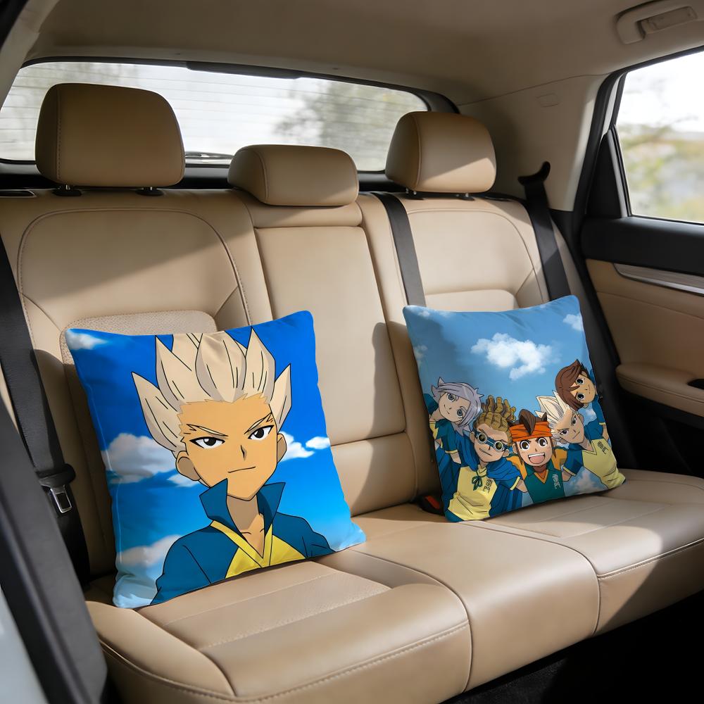Anime Inazuma Eleven Axel Blaze Cushion Cover Short plush pillowcase for bed sofa carwashable