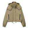 Women's Classic Jacket Spring and Autumn Hooded Short Coat Everyday Casual Elegant Style Long Sleeve Outwear