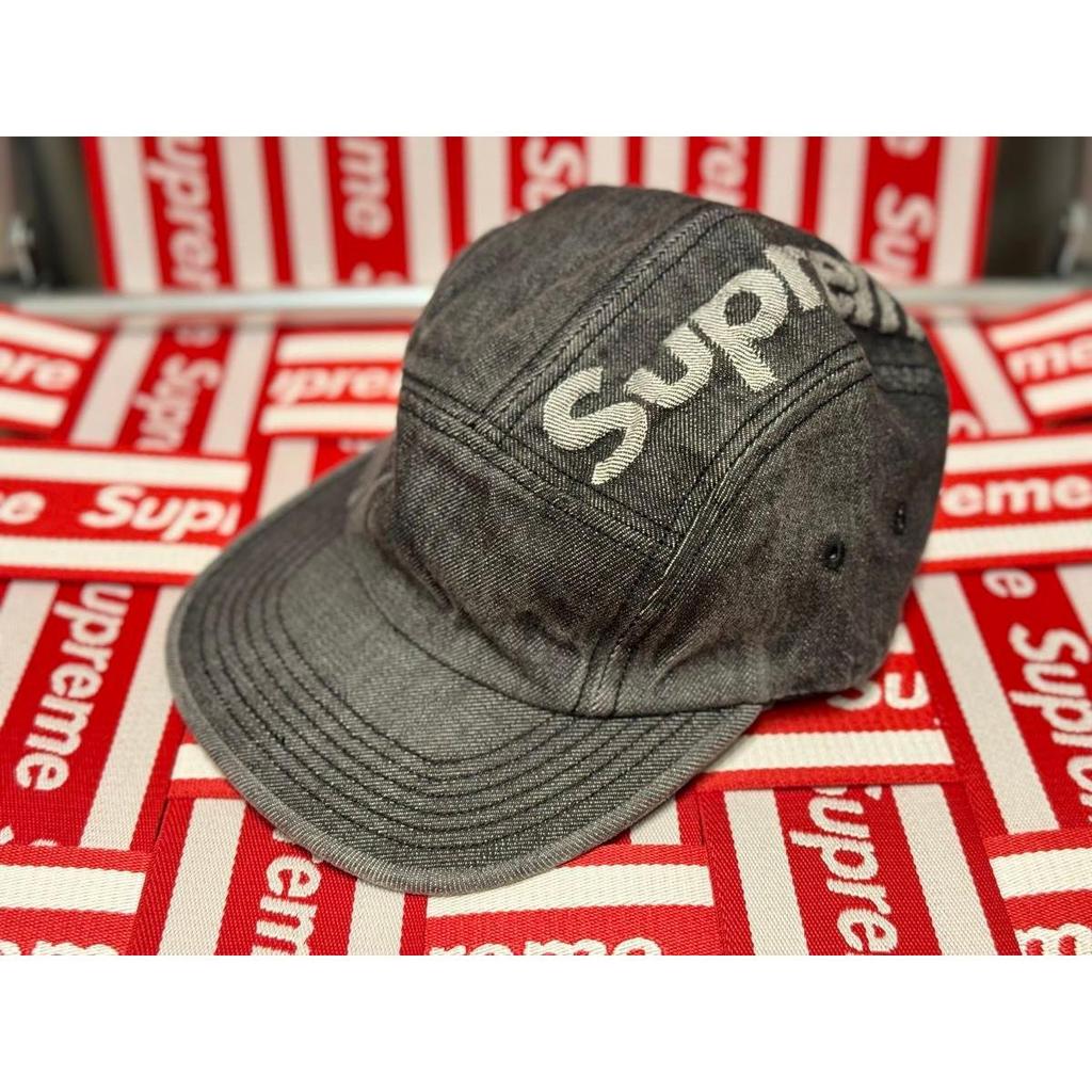 Б/у джинсовая кепка-карго Supreme Черный Box Logo