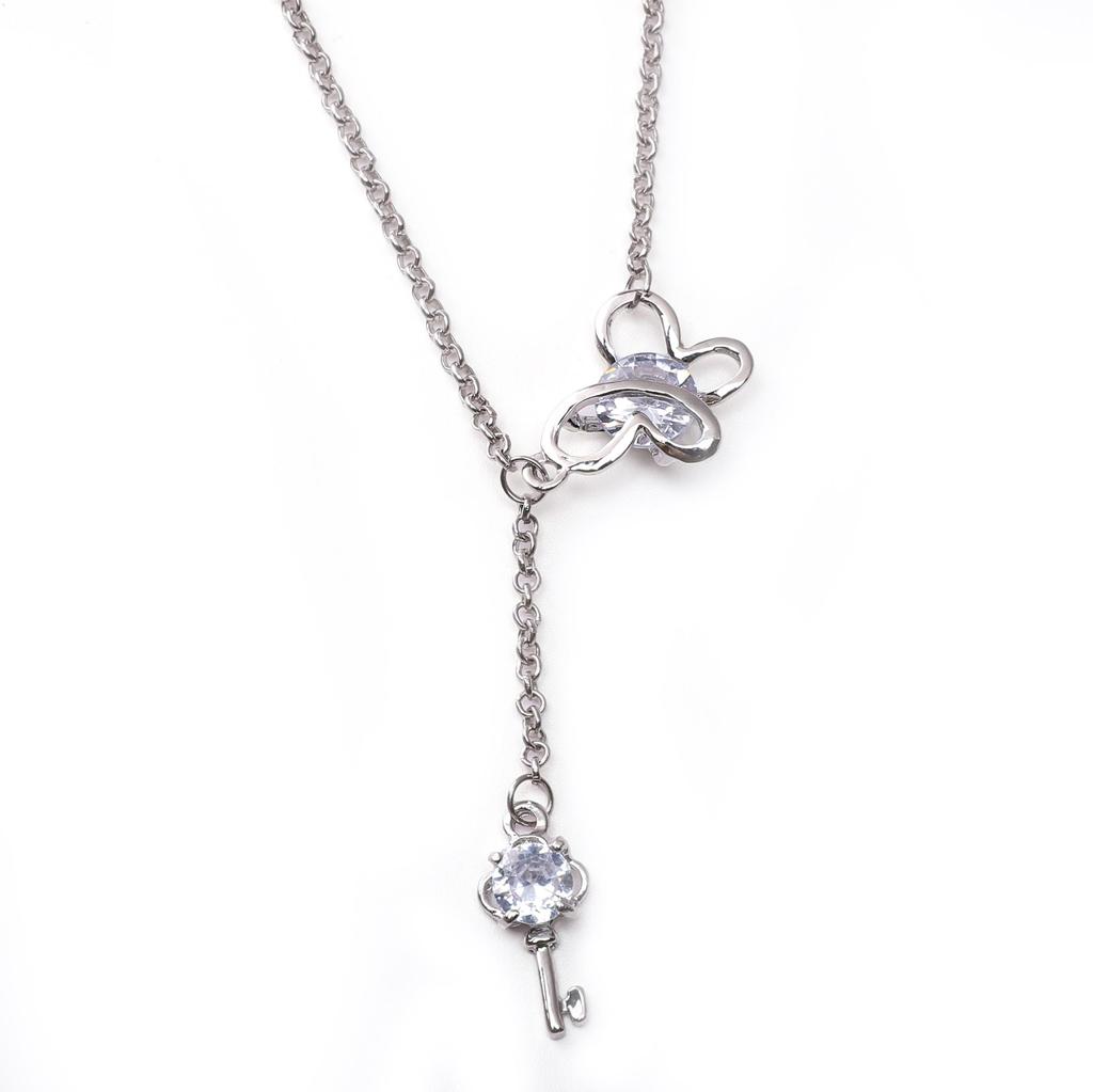 Набор блестящих металлических подвесок для изготовления украшений своими руками с дизайном сердца, ключа и цветка