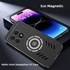 For Xiaomi Poco F6 X6 F5 F4 F3 GT Pro Rock Sand Ice Magnetic Heat Dissipation Matte Anti-fingerprint PC Case Breathable Cooling Cover Shell