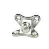Zinc Alloy Corner Brackets with Screw Removable Right Angle L-Shaped Support Metal Connector Holder Corner Brace for Furniture