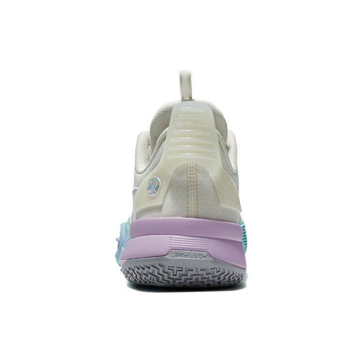 Li Ning All City 10 Детская версия Низкие Детские Баскетбольные Кроссовки Белый Синий Фиолетовый Youth Edition Унисекс ABPS009-1