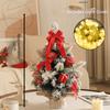 Miniature Christmas Tree Simulated Small Pine Tree Xmas Artificial Pine Tree  Party Decoration