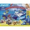 PLAYMOBIL - 70776 - Calendrier de l'Avent Jeu de bain Policiers - Mission aquatique