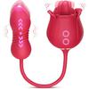 Секс-игрушки Rose Vibrator Dildo - MOOLIGIRL 4IN1 Игрушки для взрослых для женщин с 9 языками для облизывания и толчков, вибраторы для точки G, анальная секс-игрушка Rose