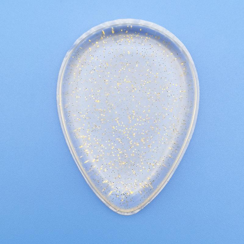 3D Силиконовая Пуховка для Макияжа - Формы Капля Воды, Сердце, Круглые, Не Впитывающая, Двойного Назначения (Влажное и Сухое Использование), Упругая, Идеальный Инструмент для Нанесения Макияжа