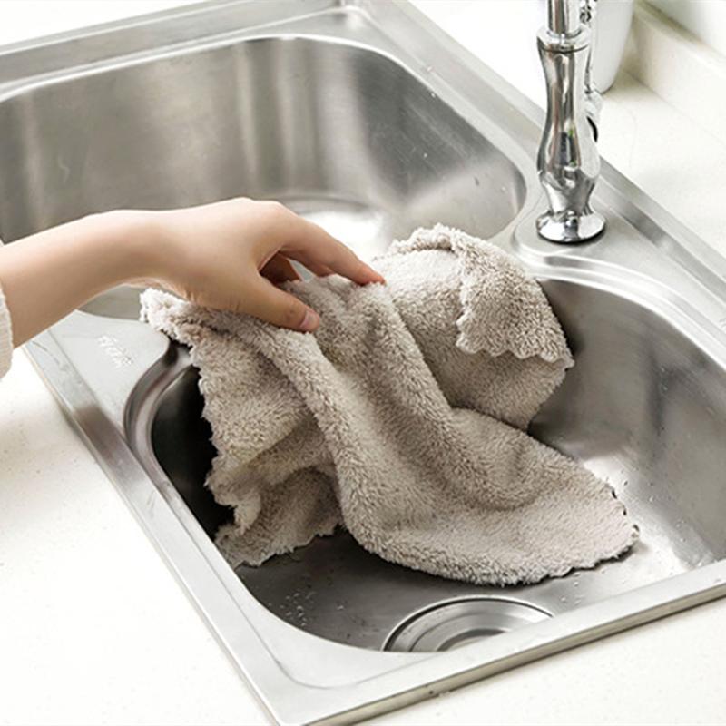 Мягкие абсорбирующие полотенца из микрофибры с антипригарным покрытием для кухни с маслом