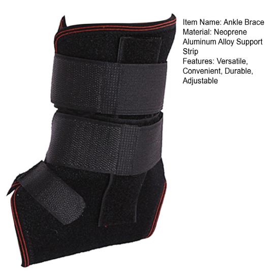 Бандаж на лодыжку, регулируемая застежка, ленточная конструкция, дышащая поддержка лодыжки, облегчение тендинита ахиллова сухожилия при растяжении связок лодыжки