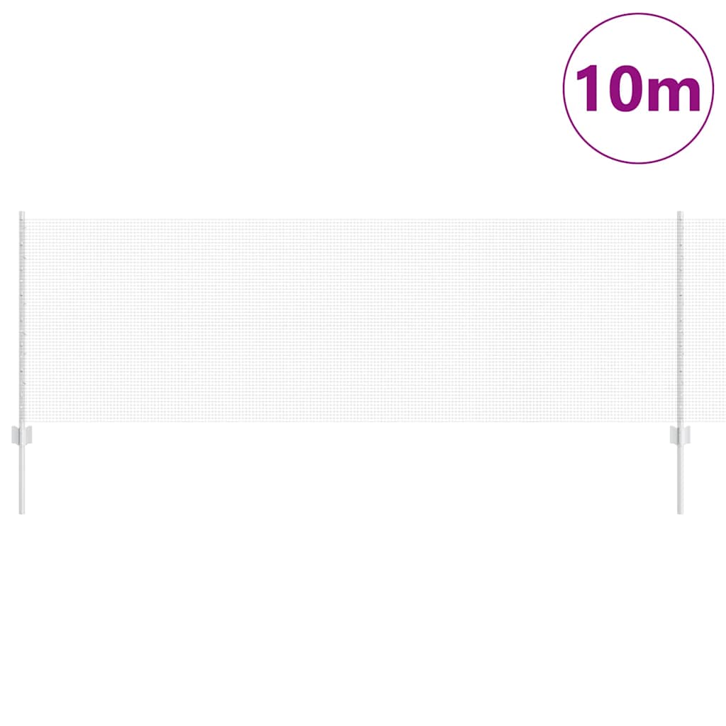 Welded Wire Fence with Posts 10 x 0.8 m (W x H)