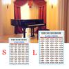 Student Piano Chord Practice Chart Beginner Learning Fingering Poster Teachers Music Lessons