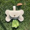 1 Set Pet Poop Bag Dispenser Convenient Dog Poop Pickup Bag Organizer Compact Pet Waste Bag Holder for Outdoor