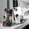 Чехол для телефона Clmj Death Note Миса ДЛЯ IPhone 15promax 14 11 12 Pro 15 16 Plus 13 Pro MAX XR XS Черные Мягкие Чехлы