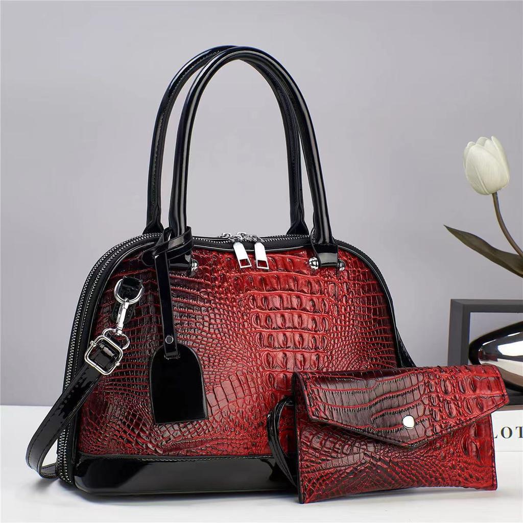 Women Tote Bag Fashion Large Capacity Leather Shoulder Bag Retro Women‘s Crossbody Bag Casual Portable Ladies Designer Handbag