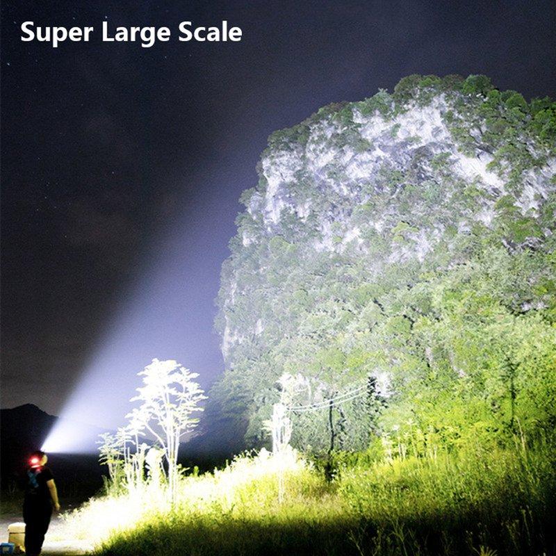 Элегантная мощная светодиодная фара дальнего действия 2500 м с возможностью масштабирования на открытом воздухе для охоты