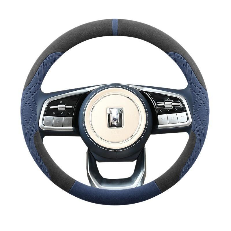 Tank 300 400 500 700 Hi4 Winter Suede Steering Wheel Cover Non-slip Sweat-absorbing Warm Off-road Car Accessory