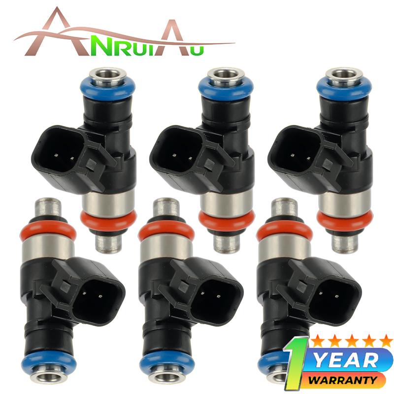 For Ford Edge Explorer F-150 Flex Mustang 3.5L/3.7L V6 Lincoln Continental MKS MKT MKX MKZ 6PCS Fuel Injectors 0280158191 FJ1116