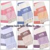 Turkey Striped Cotton Tassel Beach Towel for Adults
