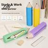 Zippered Pencil Pouch Students Silicone Case with Zipper Waterproof Shaped Multipurpose Storage Bag Stationery Pouch Large Organizer for Pens,