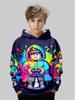 New Anime Hoodie, Cartoon Children's Clothing for Boys and Girls, Long-sleeved Autumn Clothing, Suitable for Children Aged 5-14