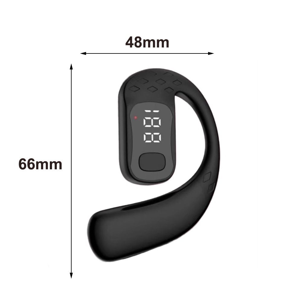 1pc Single Clip-On Ear Headphones Bluetooth 5.4 Earbuds Fashion Earphone