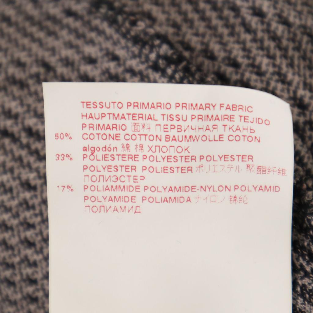 Marni Сделано в Италии Клетчатый узор Длинный рукав Крой 38 Розовый x Черный Женский Б/у