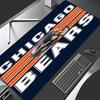 Премиум-коврик для мыши Chicago Bears с прошитыми краями, нескользящий, прочный резиновый материал, для рабочего стола и игр, отличный подарок
