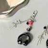 Милый брелок-подвеска в форме музыкальных наушников, цепочка для телефона, шарм-бантик для рюкзака, модный женский аксессуар для сумки, парный подарок