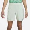 Nike Court Dri-FIT Slam Logo Solid Mid-Waist Loose Straight-Leg Sports Shorts Men Shorts Green DV0704-394