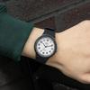 Аналоговые солнечные часы Citizen Q&Q, водонепроницаемость 10 АТМ, легкие, с легко читаемым циферблатом, мужские, черные