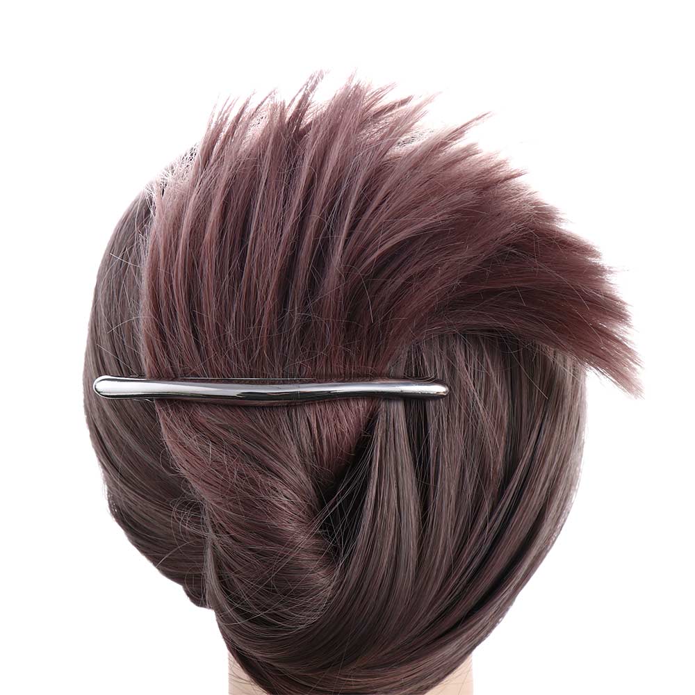 Носите горизонтальную заколку металлическую простую заколку для волос нерегулярные корейские стильные женские аксессуары для волос