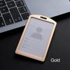 Identity Case Metal Clip Office Supplies Name Cover Name Tag Holder Card Holder Vertical Card Cover