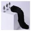 Orirya Anal Plug with Interchangeable Tails for 3 Metallic Anal Anal Adult Play Anal White Women, Plugs, Jewelry, Cat, Fox, Cosplay, S&M Toys, Women's