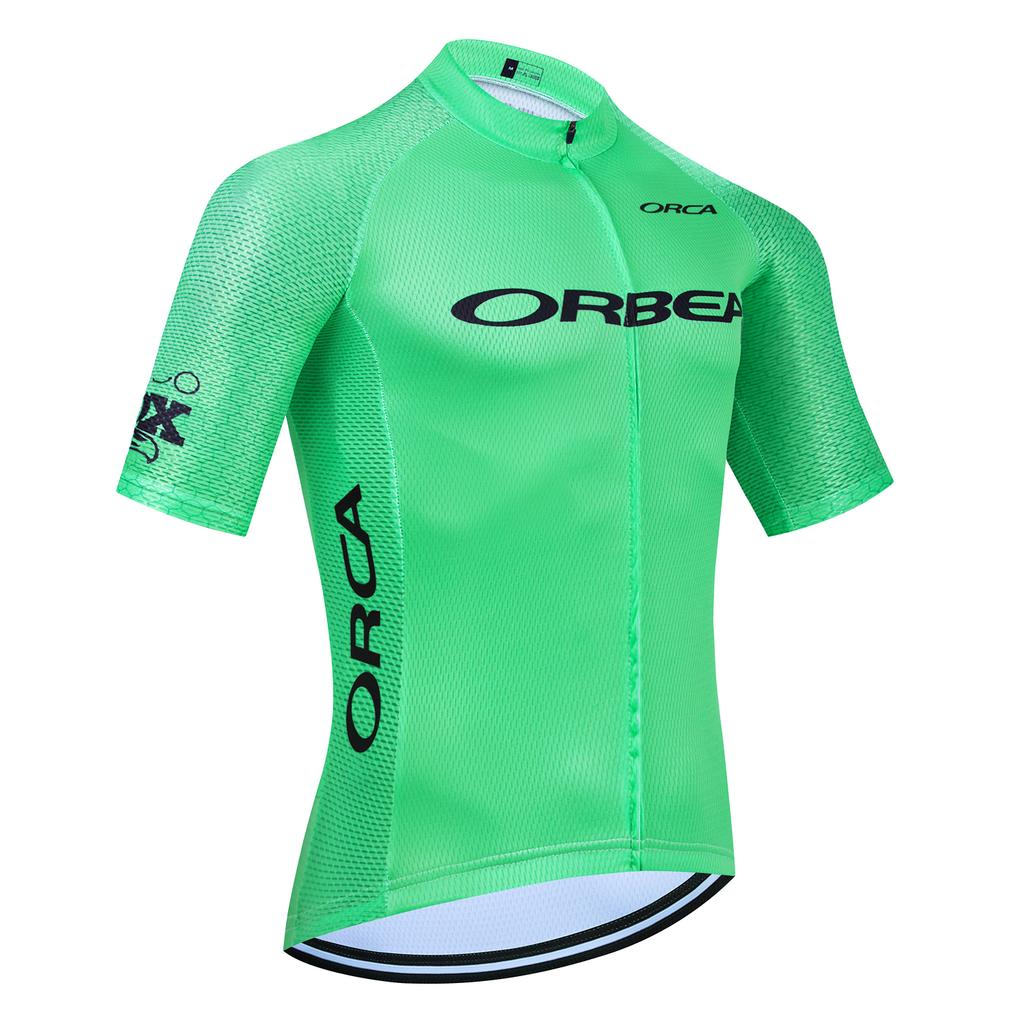 2026 Cycling Set Green Cycling Jersey Team ORBEA ORCA Bike Jersey Bibs Shorts Anti-Swear Ropa Ciclismo Bicycle Maillot Clothing