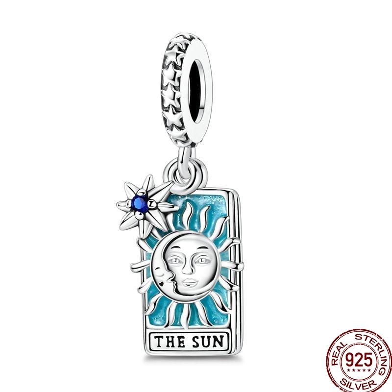 Шармы Медь Карта Таро Дьявол Отшельник Колесо Фортуны Солнце Звезда Подвеска Подходит для Браслетов Ожерелья DIY Ювелирные изделия