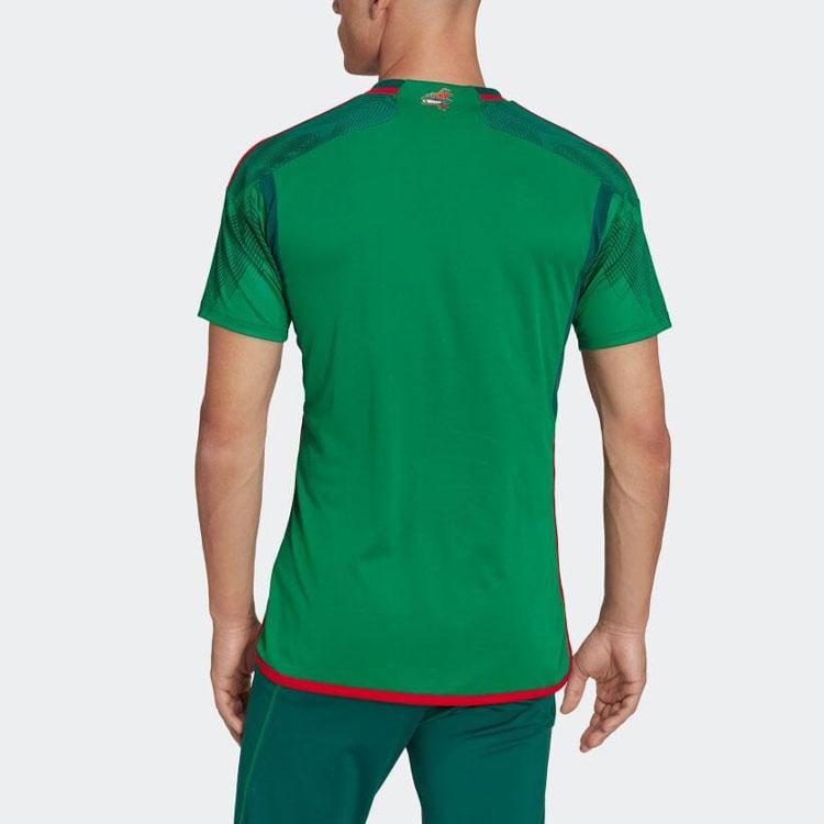 Adidas Mexico Soccer Jerseys Men's Green Moderate Straight Fit HD6899-