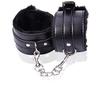 SM Restraint SM Flirting PU Leather Handcuffs Goods, Cosplay, Pre-owned Handcuffs, Cuffs, Toys, Handcuffs, Couples' Supplies, (Black)