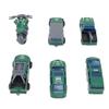 6 Pcs 1:64 Metal Toy Cars Realistic Alloy Educational Role Playing Toy Vehicles Set for Kids