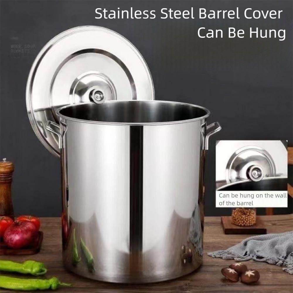 Кастрюля для тушения из нержавеющей стали 304, большая емкость, масляный бак, новая кастрюля, ресторан