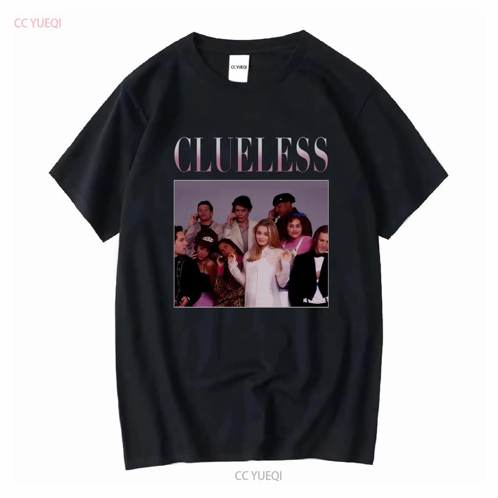 Clueless Movie Characters Vintage T Shirt vintage Washed graphic designer clothes homme Unisex Stretched Breathable streetwear